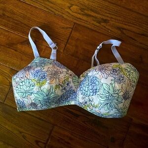 Kindly Yours Floral T Shirt Wireless Bra